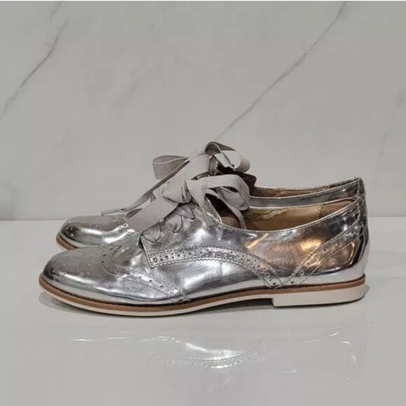 Arizona Jean Co. | Oxford Metallic lace-up dress shoes Size 7.5 - Picture 3 of 8